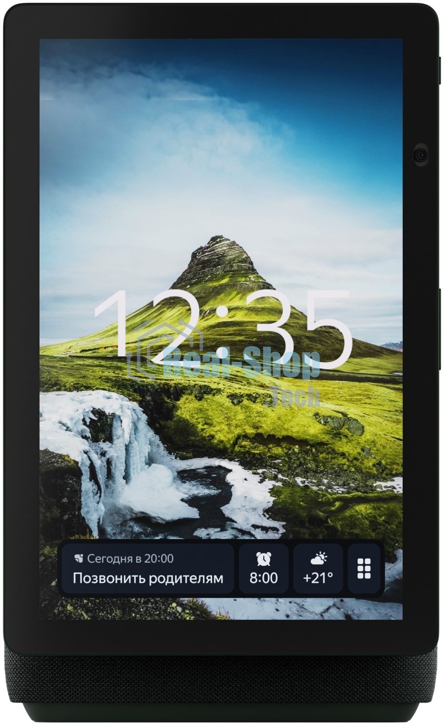 Умная колонка Яндекс Станция Дуо Макс, Zigbee, с дисплеем, 60Вт, с голосовым ассистентом Алиса на YaGPT, зеленый