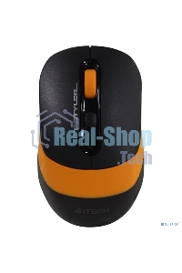 Мышь беспроводная A4Tech Fstyler FG10 черный/оранжевый, 2000 dpi, радиоканал, USB, кнопки - 4
