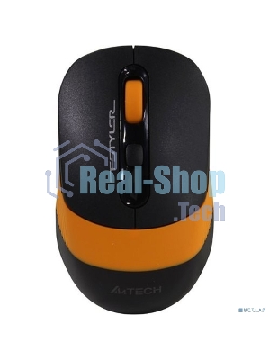 Мышь беспроводная A4Tech Fstyler FG10 черный/оранжевый, 2000 dpi, радиоканал, USB, кнопки - 4