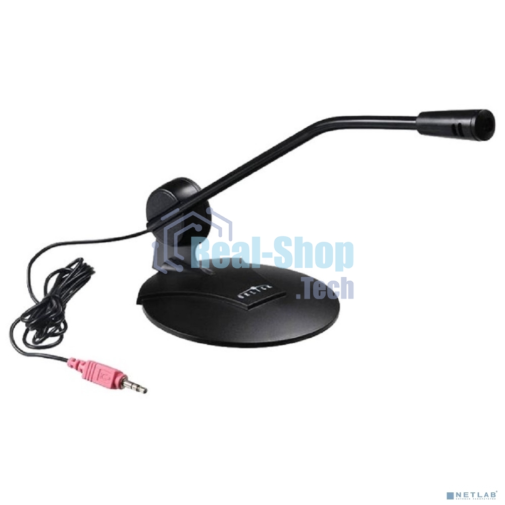 Микрофон проводной Oklick MP-M009B 1.8м черный