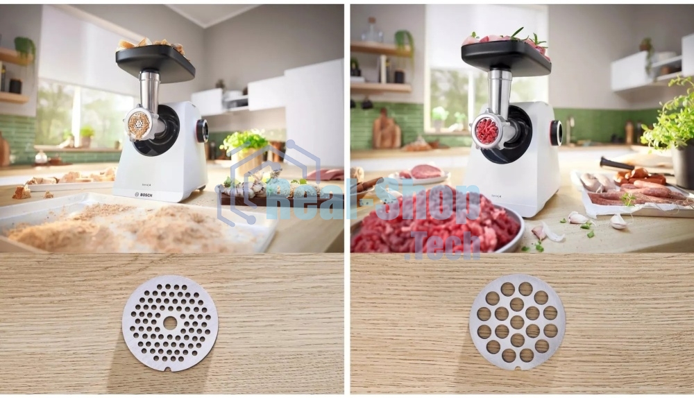 Мясорубка электрическая Bosch MFWS420W, 1900W, белый