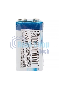 Батарейка солевая Gembird Gb-6F22-1F, тип Крона(6F22), 1шт, пленка, 9 В