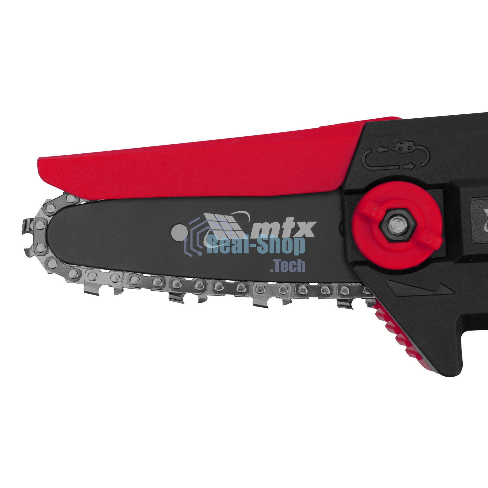 Цепная мини-пила аккумуляторная MTX MCS-100, шина 100 мм, Li-Ion, 20 В