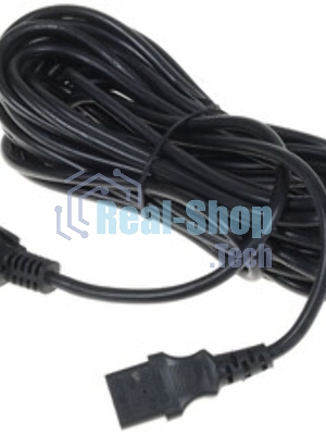 Кабель питания Cablexpert Schuko-C13, 3х0.5мм2, 6А, с заземлением, 1.8м, черный, без инд.уп., 500 шт [PC-186-1-2]