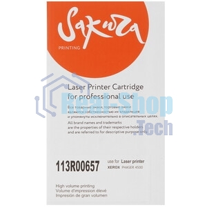 Картридж лазерный Sakura 113R00657 для Xerox P4500, черный, 18000 к.