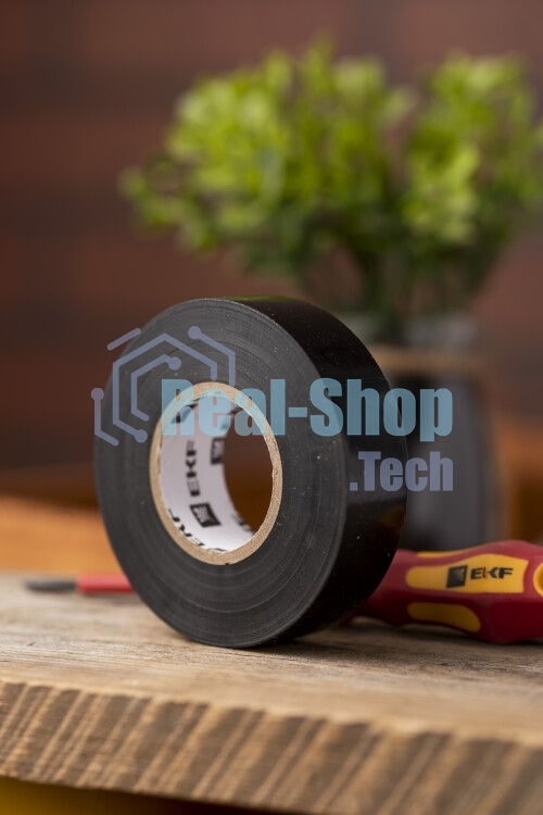 Изолента ПВХ черная 19 мм 20м серии SafeFlex plc-iz-sf-b EKF