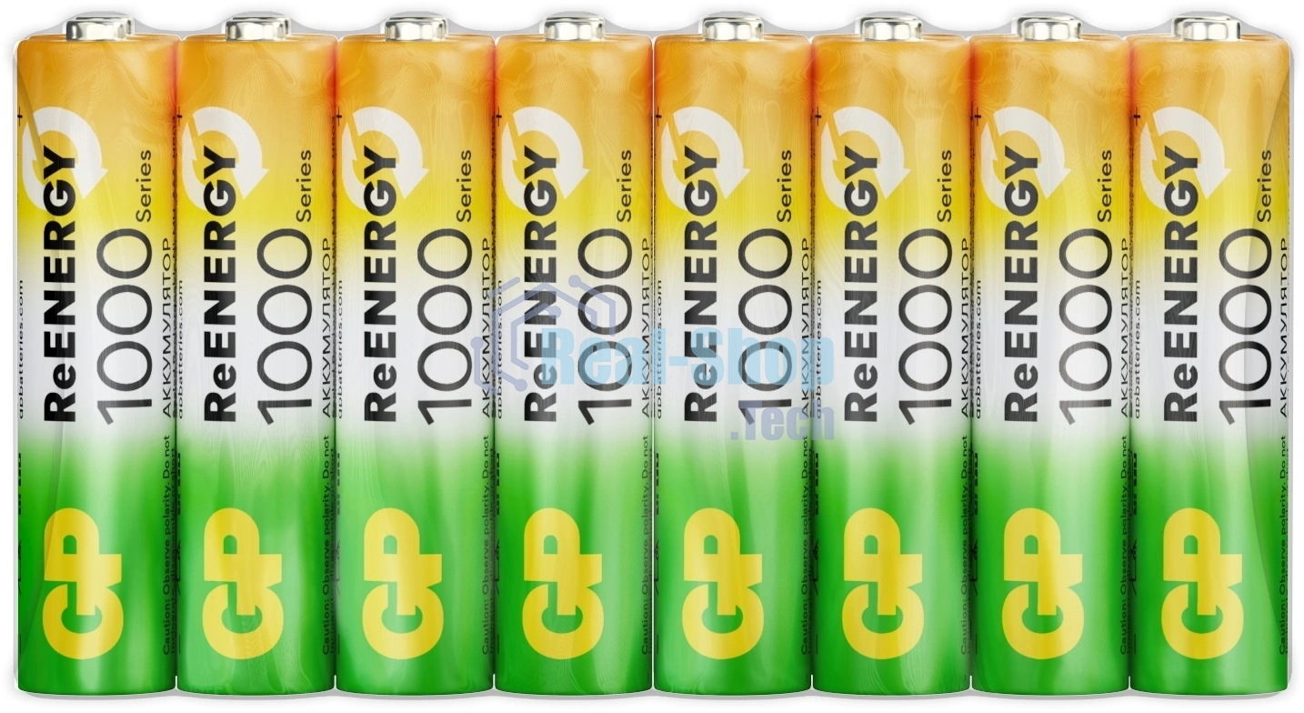 Аккумулятор GP 100AAAHCRGY-B AAA NiMH 1000mAh (16шт) спайка