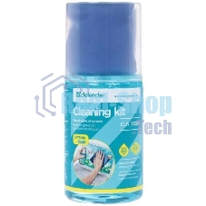Чистящий спрей Defender для экранов/пластиковый флакон с пульверизатором 200 мл + микрофибра 20 х 20 см/Беларусь