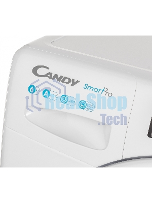 Стиральная машина Candy Smart Pro CSO34 106T1/2-07 белый, загрузка фронтальная 6 кг, 1000 об/мин., класс: А