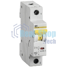 Выключатель автоматический однополюсный ВА47-60M 1Р 10А 6кА С MVA31-1-010-C IEK