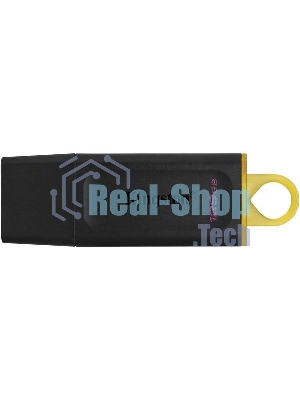 Флешка USB Kingston DataTraveler Exodia (DTX/128GB), 128Gb, USB 3.2 Gen 1, R/W 200/60, черный/желтый