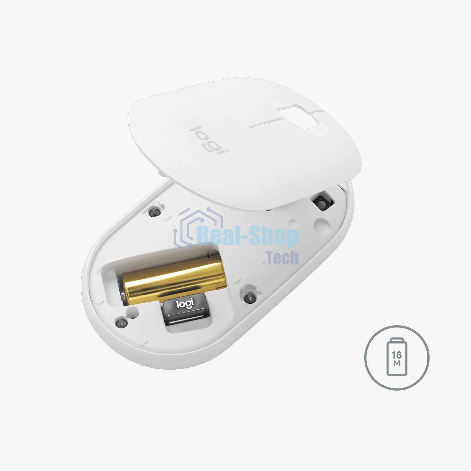 Мышь беспроводная Logitech Pebble M350 графитовый, 1000 dpi, радиоканал, Bluetooth, USB, кнопки - 3