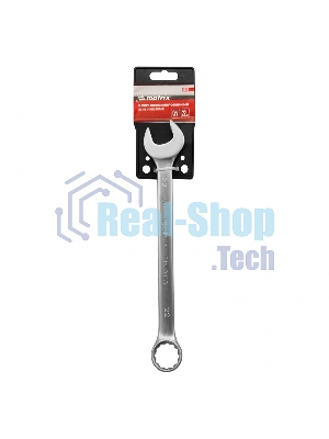 Ключ Matrix комбинированный, 22 мм, CrV, матовый хром