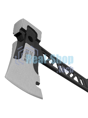 Топор цельнокованый Denzel 600 г, двухкомпонентная обрезиненная рукоятка