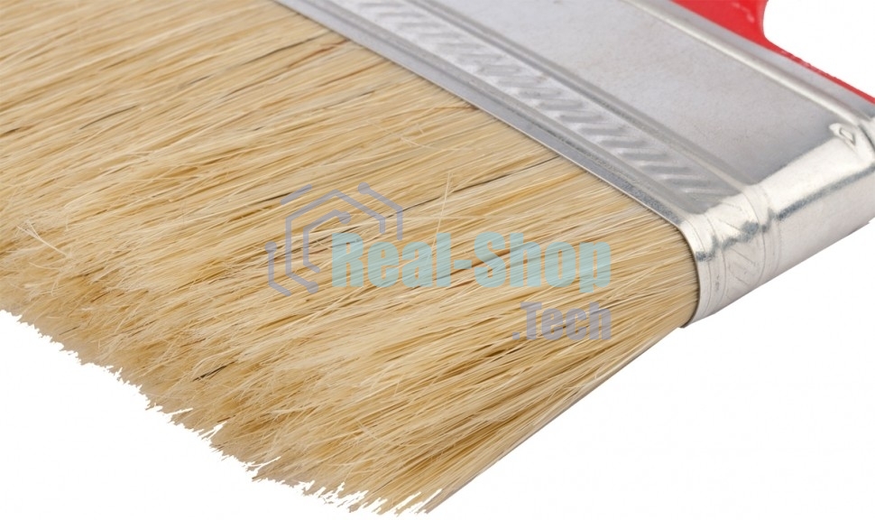 Кисть радиаторная Matrix для эмалей, 35х10 мм, натуральная щетина, пластиковая рукоятка