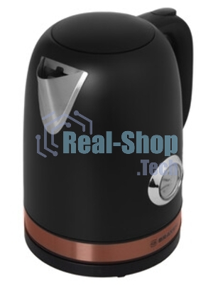 Чайник электрический BRAYER BR1005BK 2200 Вт.1.7 л, STRIX, сталь окраш, термометр, черный