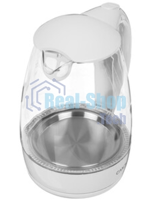 Чайник электрический Candy CK-300 1.8л. 2200Вт белый корпус: Металл/стекло/пластик