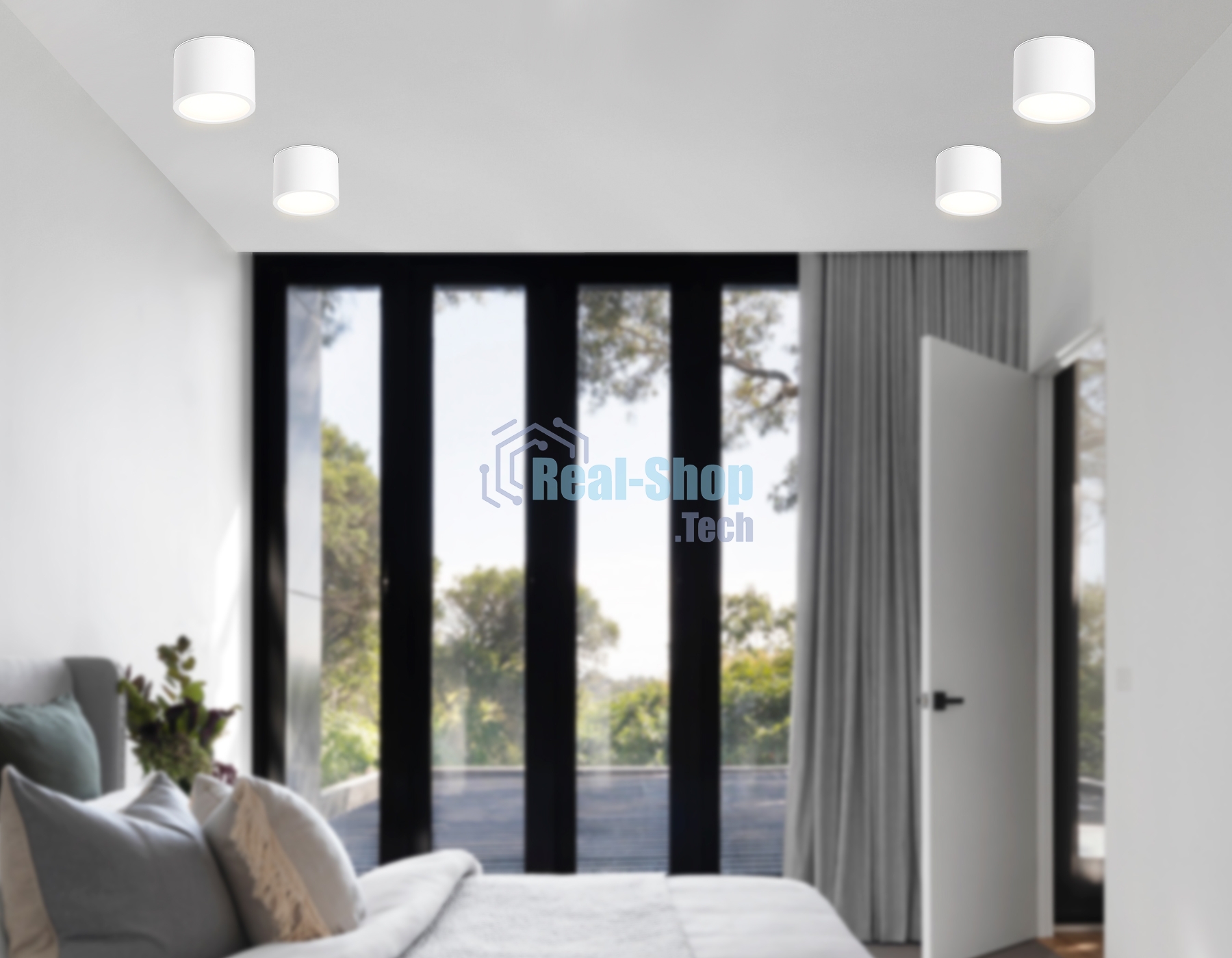 Светильник Ambrella light TN6550 WH белый IP44 GX53 max 15W D82*60