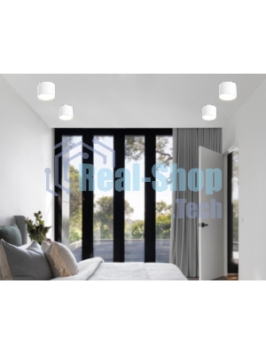 Светильник Ambrella light TN6550 WH белый IP44 GX53 max 15W D82*60