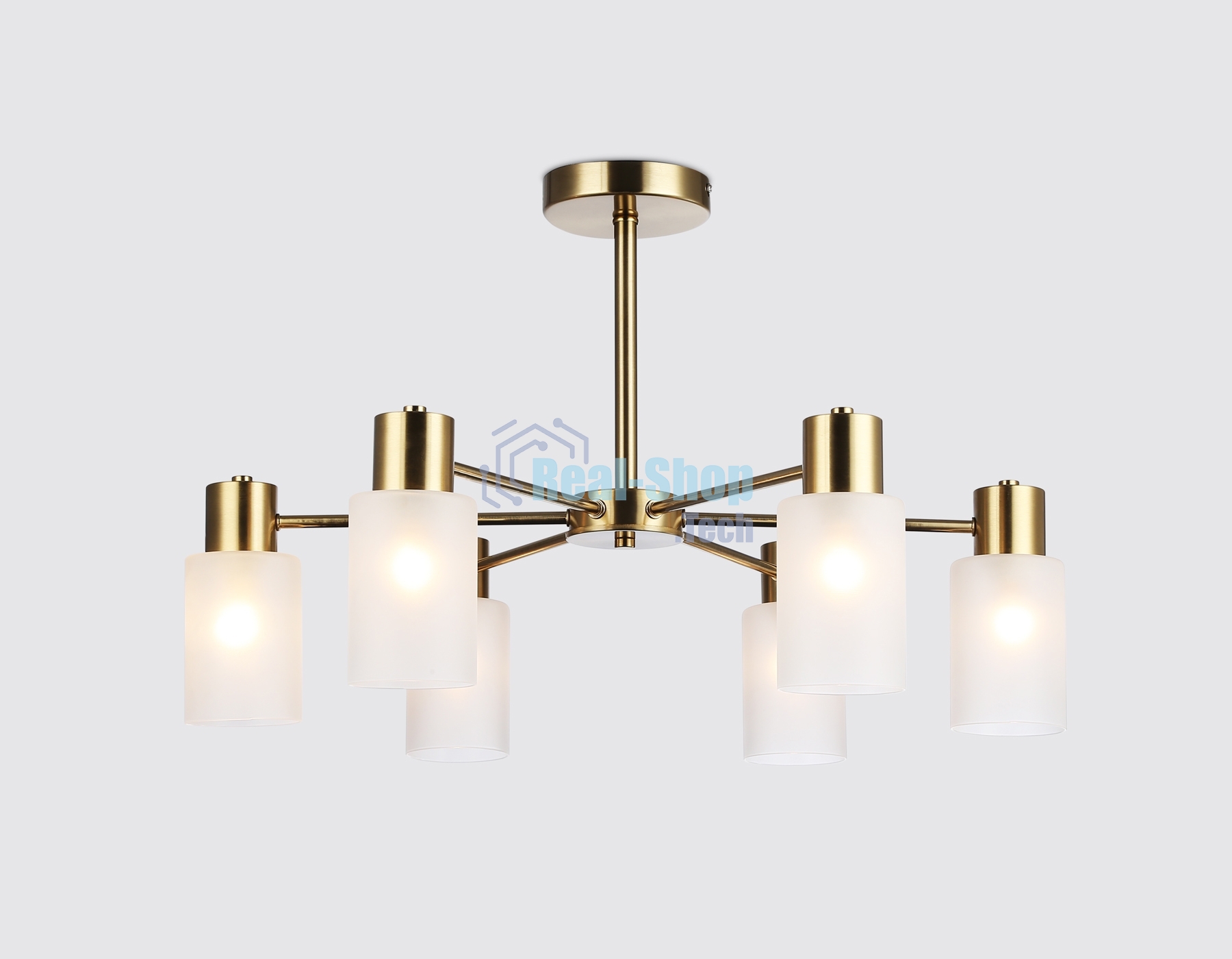 Светильник Ambrella light TR9581/6 BS латунь E14*6 max 40W 620*620*385