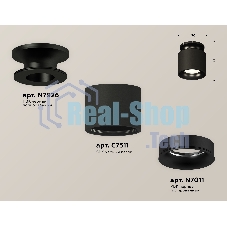 Светильник Ambrella Light XS7511061 SBK/PBK черный песок/черный полированный MR16 GU5.3 (N7926, C7511, N7011)