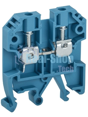 Клемма винтовая КВИ-4 кв.мм синяя IEK YZN30-004-K07