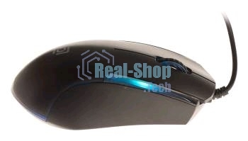 Мышь проводная Oklick 245M черный, 1000 dpi, USB, кнопки - 3