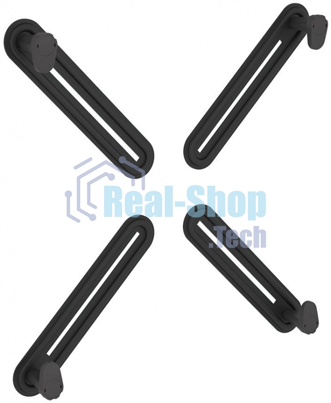 Кронштейн-адаптер для мониторов Arm Media LCD-M2 черный макс.7кг настольный поворот и наклон верт.перемещ.