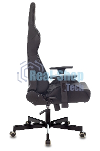 Кресло игровое Knight ARMOR черный, ромбик, эко.кожа, с подголовником, крестовина металл