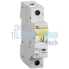 Выключатель автоматический однополюсный ВА47-60M 1Р 25А 6кА С MVA31-1-025-C IEK