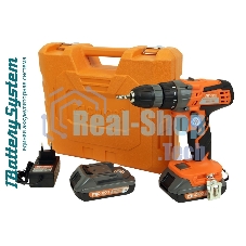 Дрель аккумуляторная СОЮЗ ДШС-18К 18 В, 1BatterySystem, 2 акк. 2 Ач