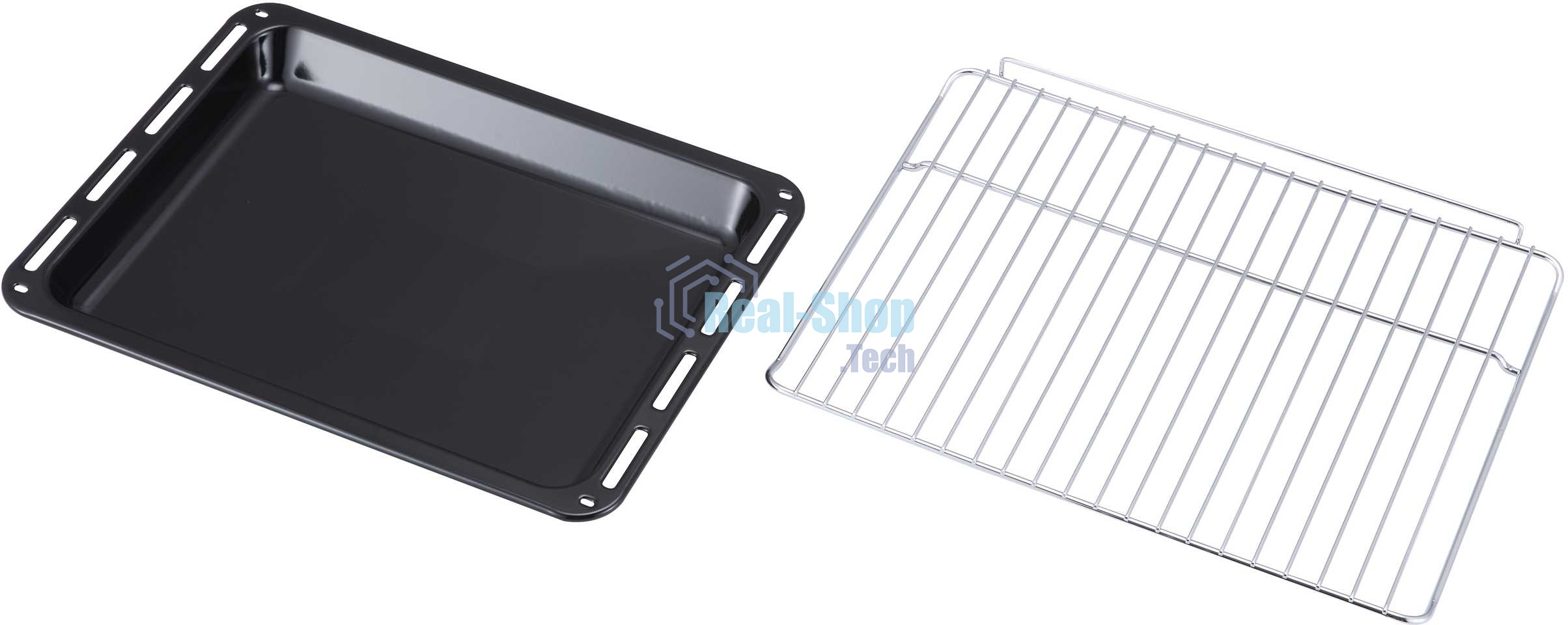 Духовой шкаф встраиваемый полноразмерный Evelux EO 620 B, 60 см, 8 режимов, 65л, черное стекло