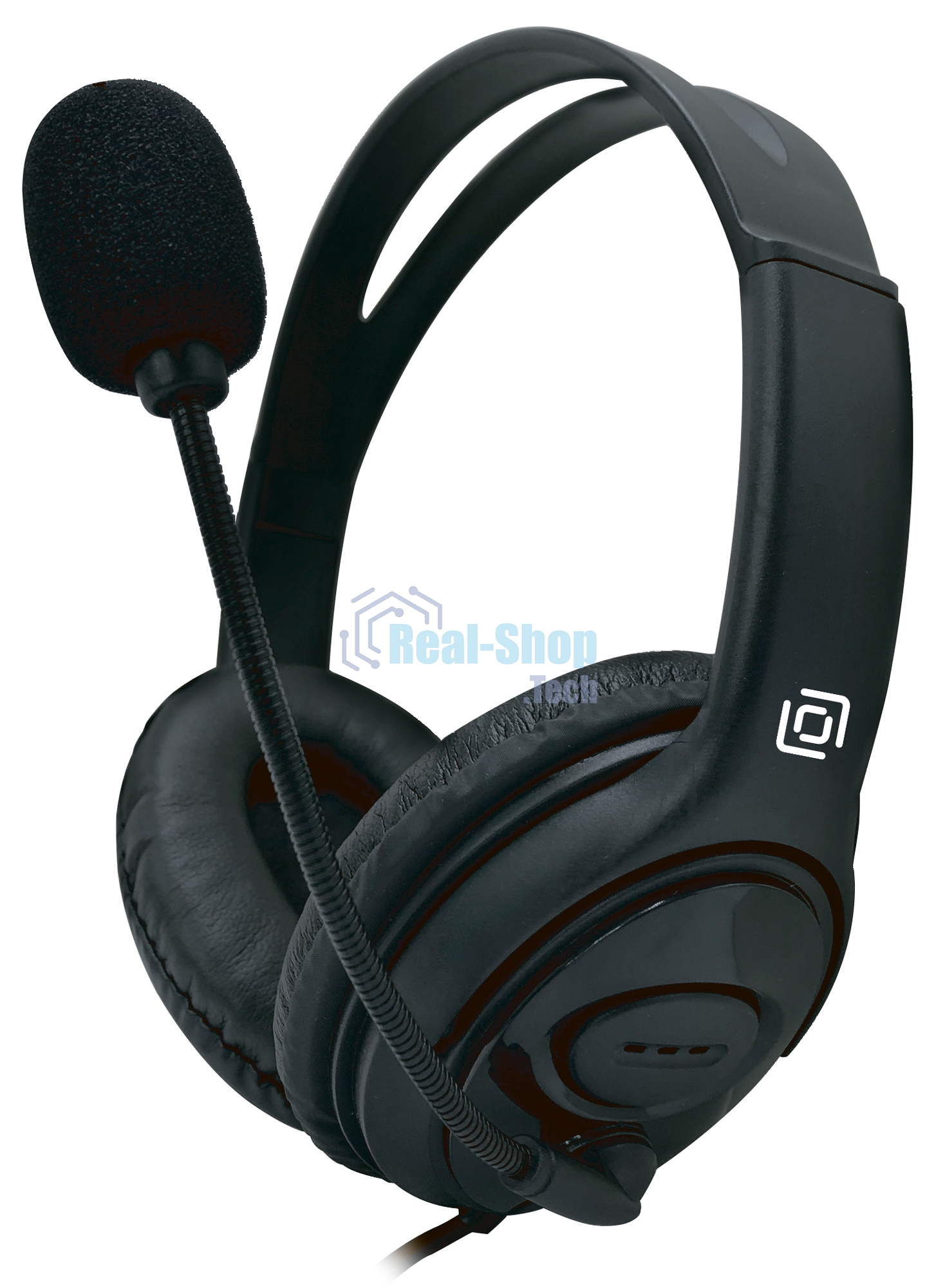 Гарнитура Oklick HS-M400 чёрный, проводная, 3.5 мм