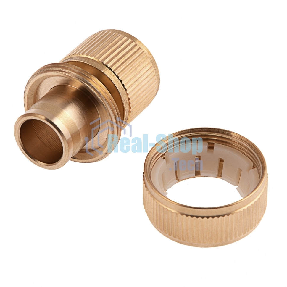 Соединитель латунный быстросъемный для шланга Palisad 3/4