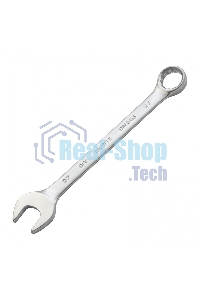 Ключ Matrix комбинированный, 27 мм, CrV, матовый хром