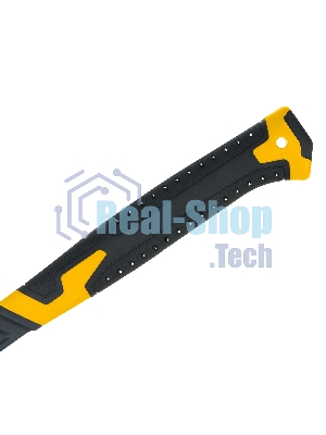 Топор цельнокованый Denzel 600 г, двухкомпонентная обрезиненная рукоятка