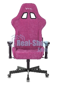 Кресло игровое Бюрократ VIKING KNIGHT LT15 FABRIC малиновый крестовина металл/пластик