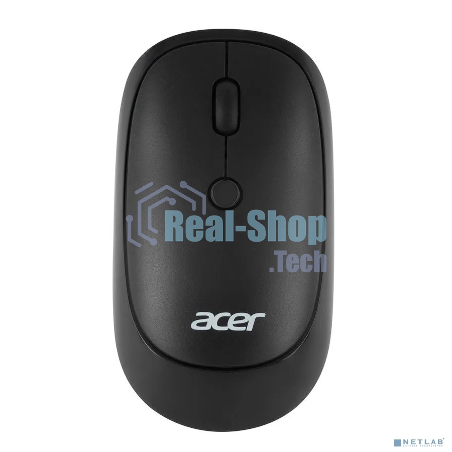 Мышь беспроводная Acer OMR137 черный, 1600 dpi, радиоканал, USB, кнопки - 4