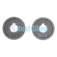 Подающий ролик Denzel U профиль под алюминиевую проволоку 1,0-1,2 мм, 2 шт