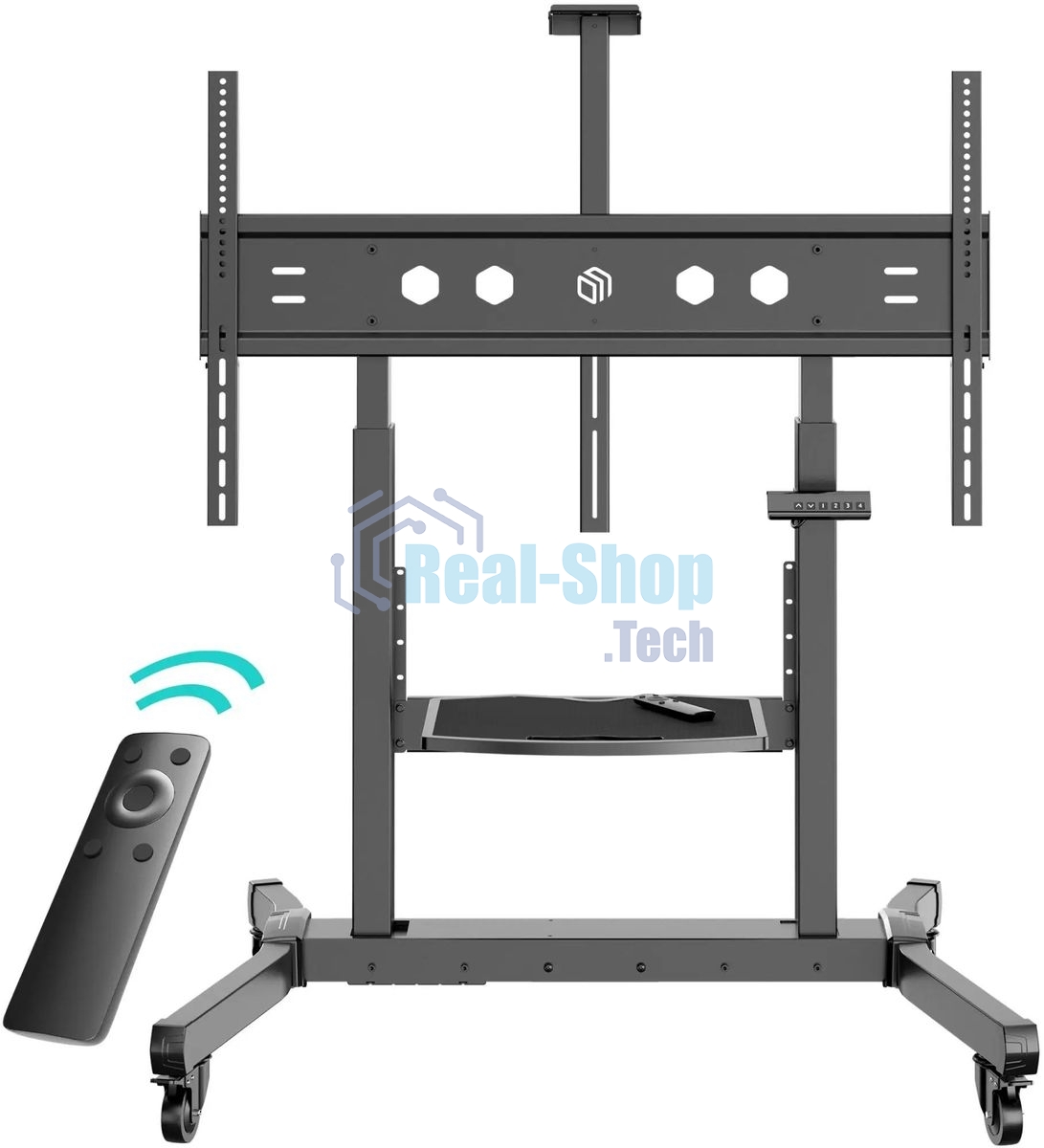 Мобильная стойка МОТОРИЗОВАННАЯ ONKRON на 1 ТВ/50-100