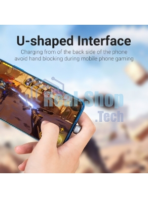 Кабель Vention USB 2.0 CM/AM 5A - 1м. U-образный