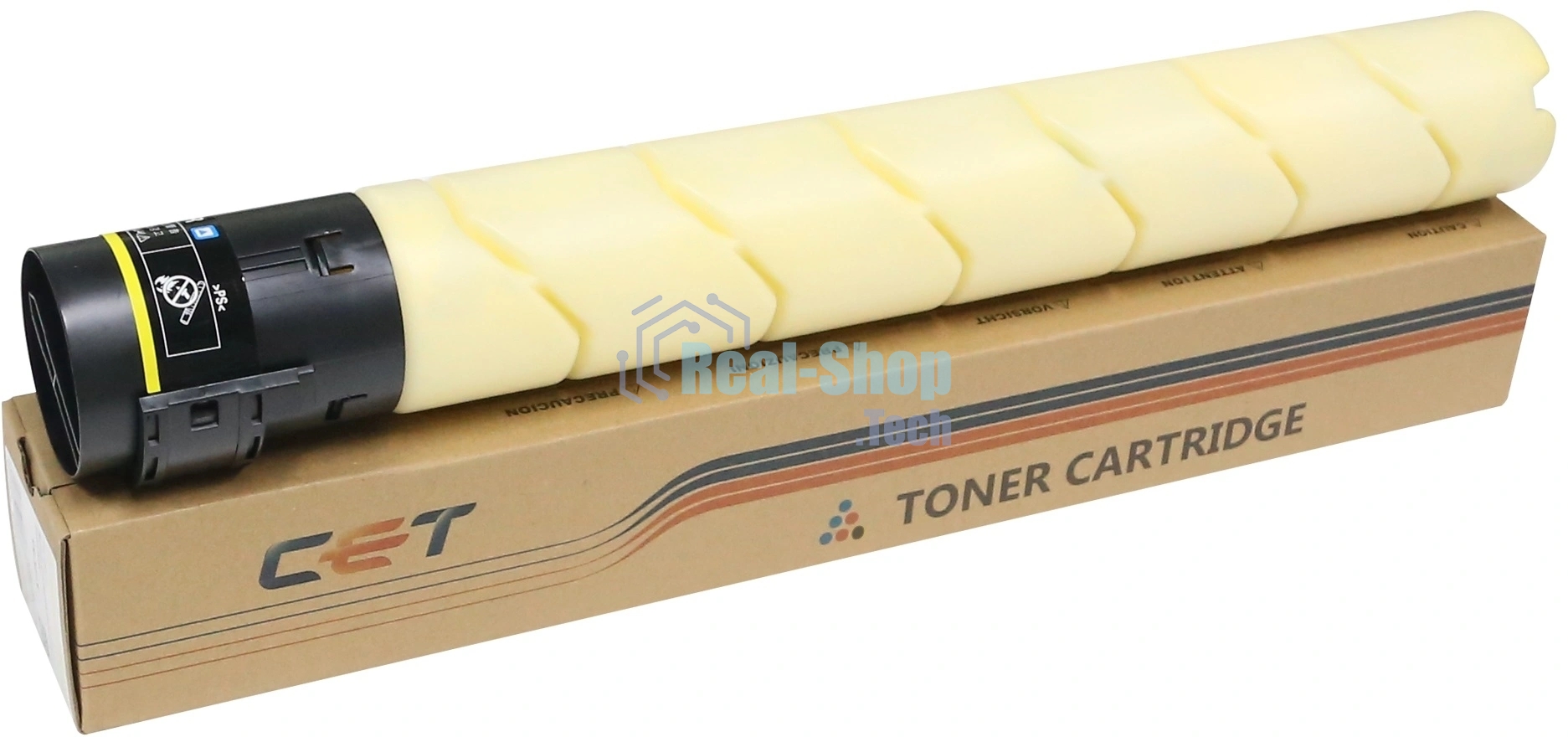 Картридж лазерный CET (NF8) TN-221Y для Konica Minolta Bizhub C227/C287 Yellow, 467г, 21000 стр.