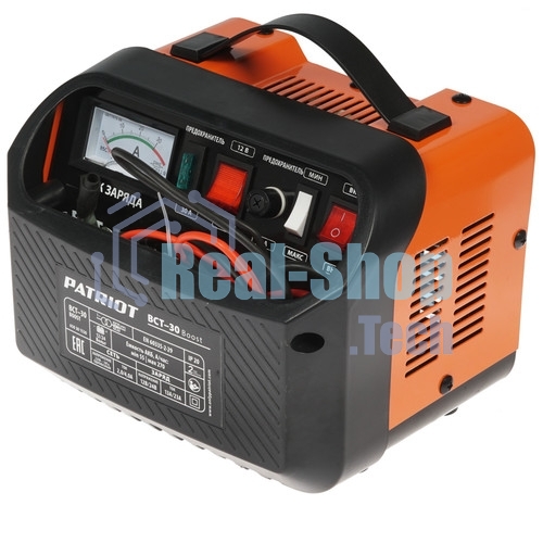 Устройство пуско-зарядное PATRIOT BCT-30 Boost 220В±15% 900Вт 12/24В зарядmax23А 55-270А/ч 7.3кг