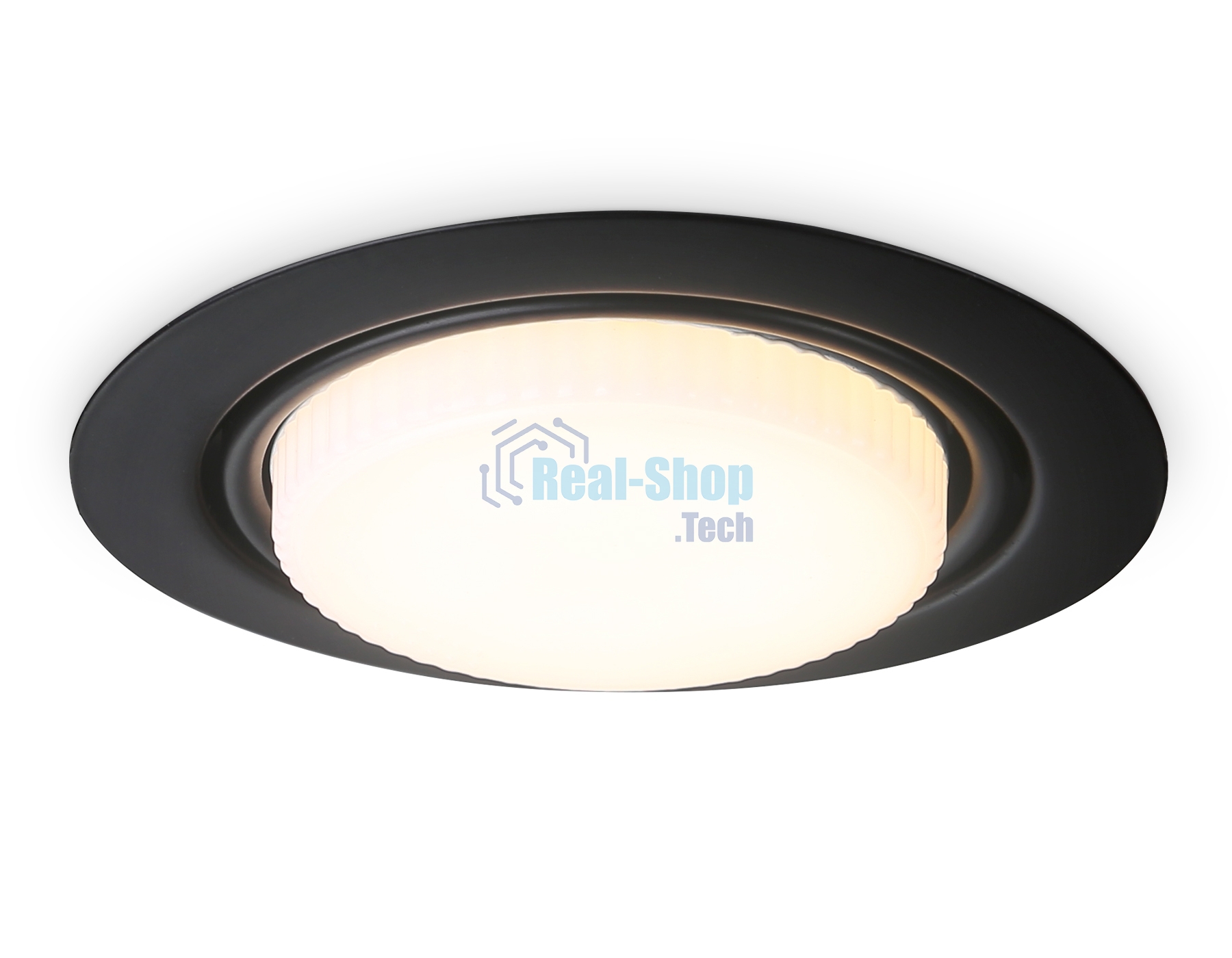 Светильник встраиваемый G10123 BK черный GX53 max 12W D120*48