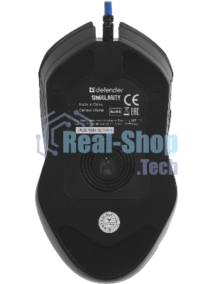 Комплект клавиатура+мышь Defender Singularity MKP-118 проводной, USB, 3200 DPI, чёрный