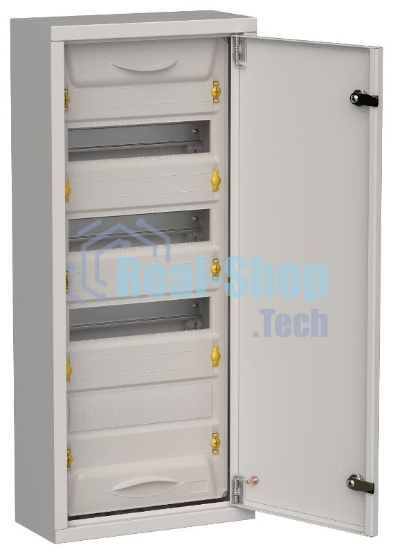 TITAN 5 Корпус металлический ЩРн-48 (1х48) 710х310х140мм IP31 серый (одна дверь)
