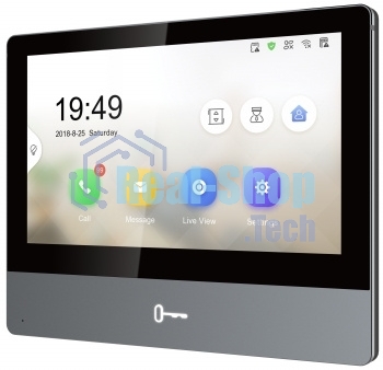 Видеодомофон Hikvision DS-KH8350-TE1 серебристый