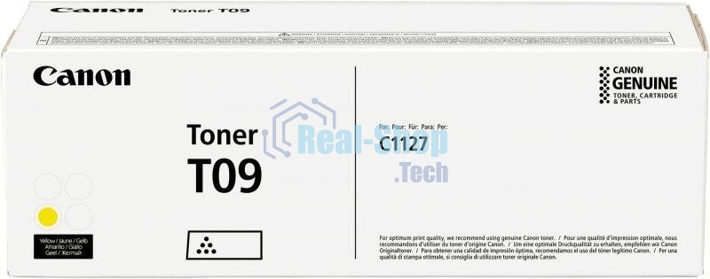 Тонер Canon T09 YL 3017C006 желтый туба для копира i-SENSYS X C1127iF, C1127i, C1127P