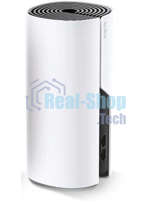 Домашняя Mesh TP-Link Wi-Fi система Deco M4 (1-Pack), 1167 Мбит/с (5 ГГц: до 867 Мбит/с + 2,4 ГГц: до 300 Мбит/с), 2 порта 1000 Мбит/с, 2 встроенные антенны на каждом модуле Deco