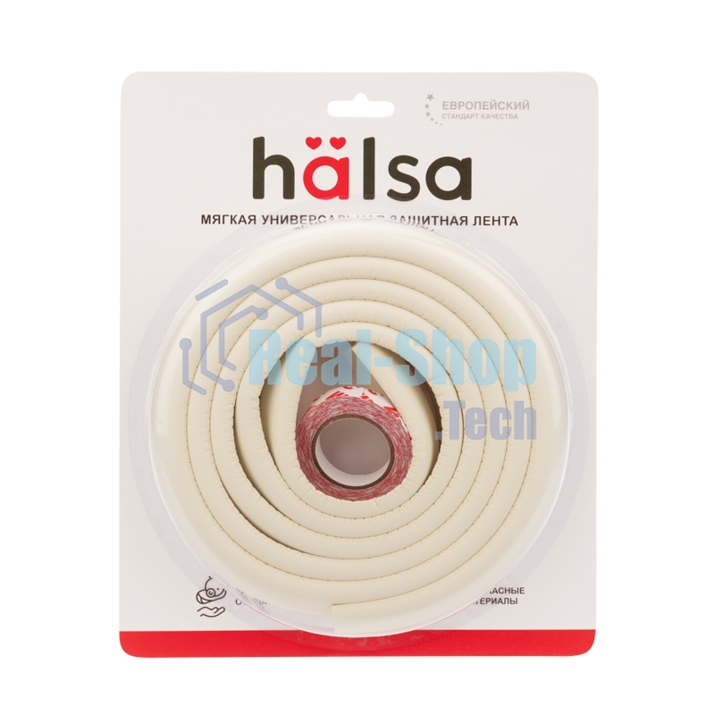 Мягкая универсальная самоклеящаяся лента для крепления на острые края (24х8х2000 мм) 1 шт.